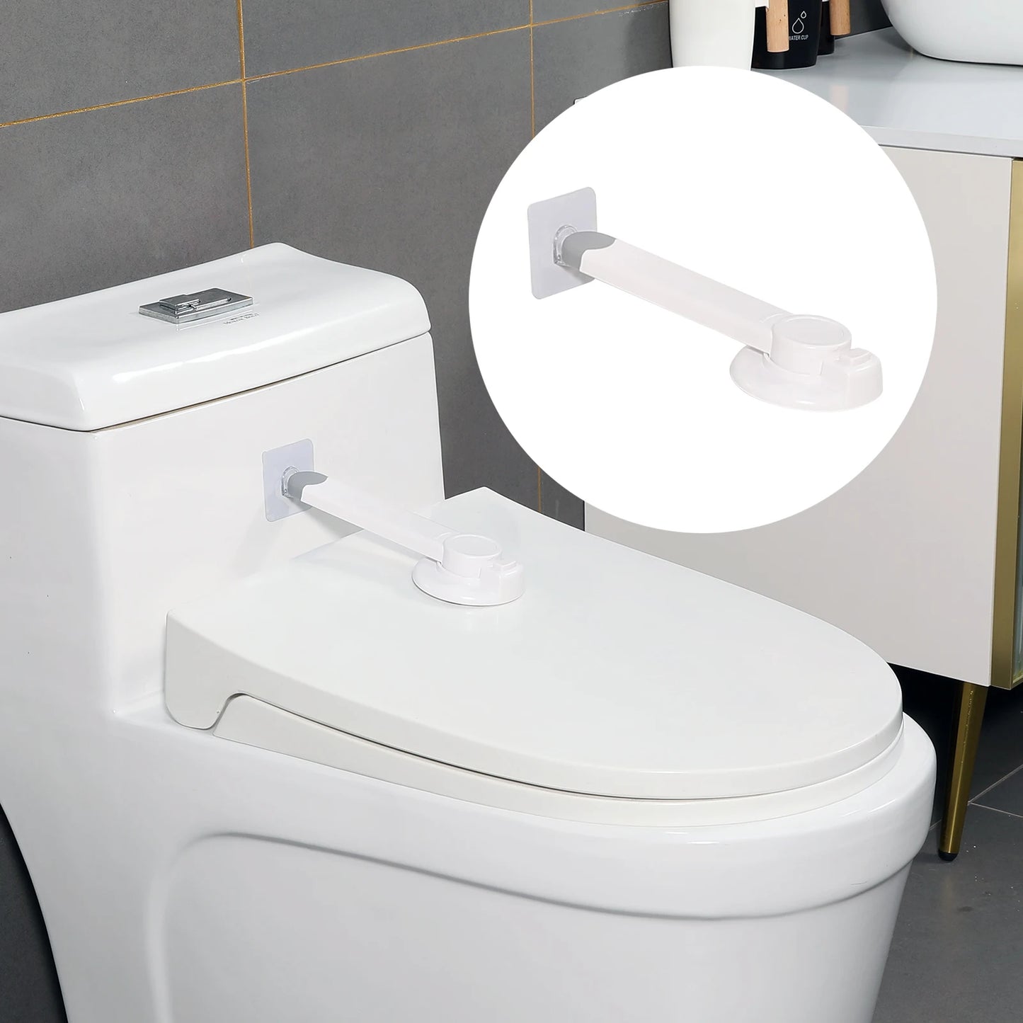 Premium Baby-Proof Toilet Safety Lock