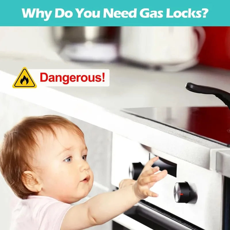 Universal Gas Stove Safety Locks