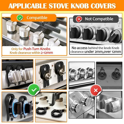Universal Gas Stove Safety Locks