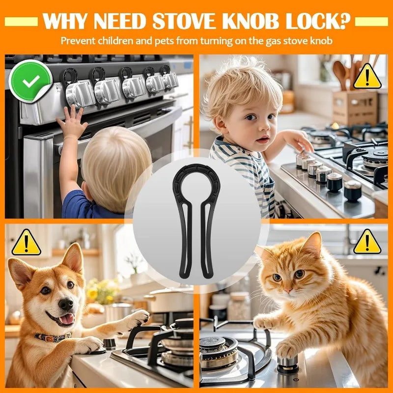 Universal Gas Stove Safety Locks