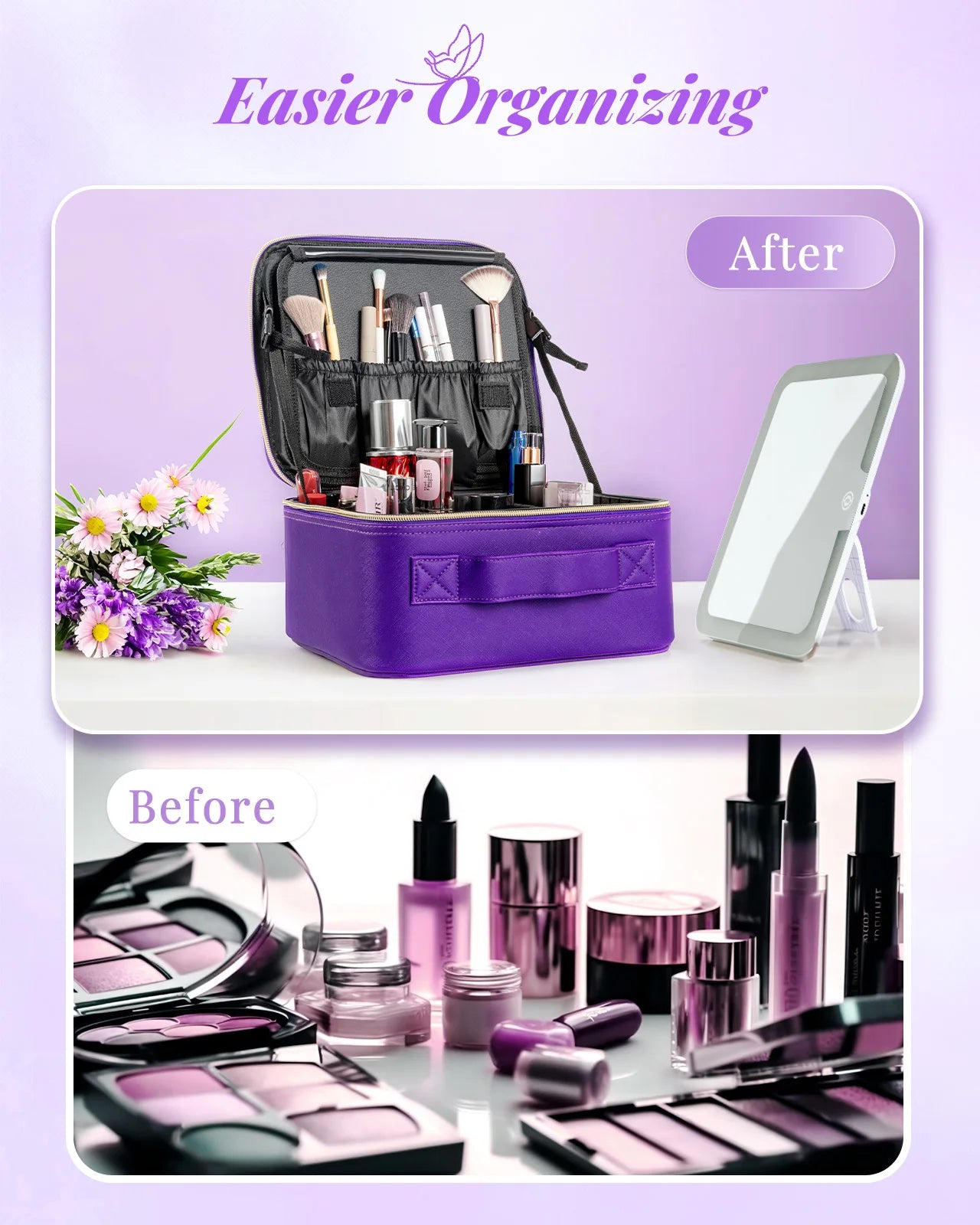 Professional LED Travel Vanity Case