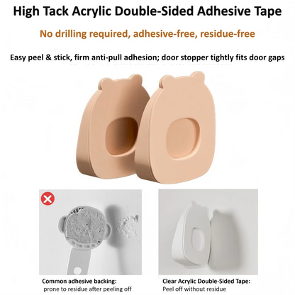 Anti-Slam Silicone Safety Door Guard