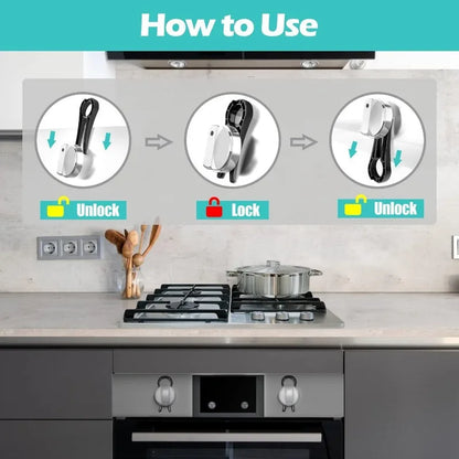 Universal Gas Stove Safety Locks
